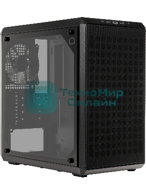 Компьютерный корпус Cooler Master MasterBox Q300L V2 черный без БП mATX 4x120мм 1x140мм 2xUSB3.0 audio bott PSU