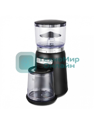 Кофемолка BQ CG2001 черный, Мощность 120 Вт, Жерновая система помола, 20 степеней помола