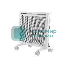 Конвектор электрический гибридный Denzel HybridX-1000 белый, 1000 Вт, 20 м2, термостат, дисплей