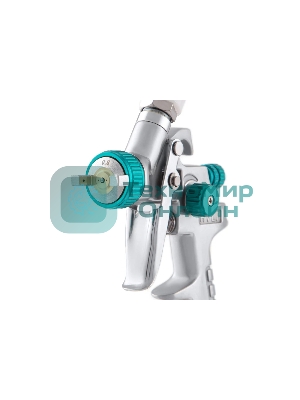 Краскопульт пневматический Stels ag 810 hvlp 57361 гравитационный сопло 0.8мм и 1мм