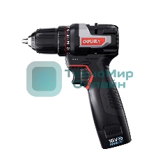 Дрель-шуруповерт Deli DE-DZ16-1D2, 16 В, 2 Ач, 45 Нм, бесщеточный