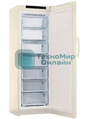 Морозильная камера Indesit DFZ 5175 E, бежевый, 250л, 5 ящиков