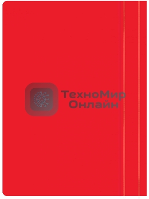 Папка-скоросшиватель Silwerhof Eco A4 прозрач.верх.лист пластик красный