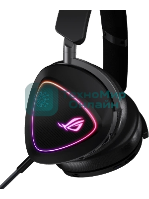 Гарнитура ASUS ROG Delta II чёрный, беспроводная + проводная, Bluetooth, подсветка
