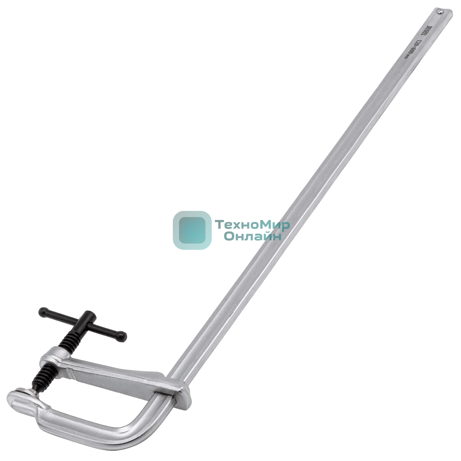 Струбцина Denzel F-образная, 120x600 мм, кованая