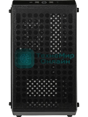 Компьютерный корпус Cooler Master MasterBox Q300L V2 черный без БП mATX 4x120мм 1x140мм 2xUSB3.0 audio bott PSU
