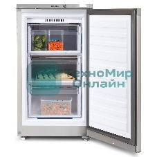 Морозильная камера Бирюса M412 металлик, 80л, 3 ящика