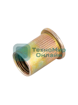 Заклепки резьбовые Denzel стальные, оцинкованные, М12, пластиковый кейс, 25 шт.