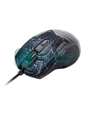 Мышь проводная GMNG XM007 черный/красный, 10000 dpi, USB, кнопки - 7