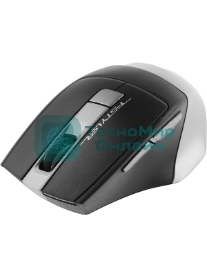 Мышь беспроводная A4Tech Fstyler FG35 серый/черный, 2000 dpi, радиоканал, USB, кнопки - 6