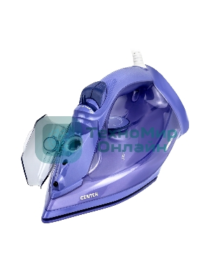 Утюг Centek CT-3300 фиолетовый, 2800 Вт, 60 г/мин, 190 г/мин, 600 мл