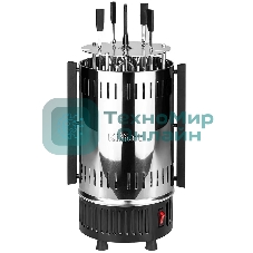 Шашлычница электрическая Kitfort KT-1405 1000Вт серебристый