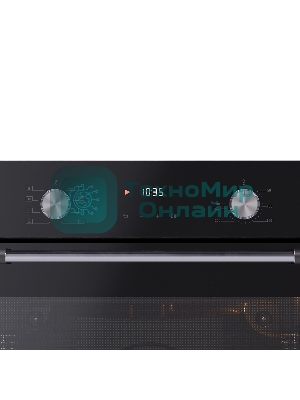 Духовой шкаф электрический LEX EDP 680 BL MAX, встраиваемый, черный