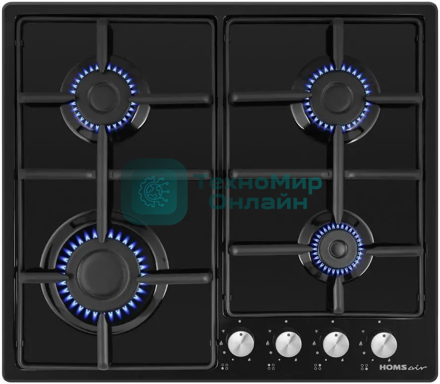 Газовая варочная панель HOMSair HGE643GbK