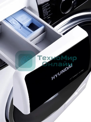 Стиральная машина Hyundai WFE8407 белый, загр. фронтальная макс.: 8 кг 1400 об/мин класс: А+++