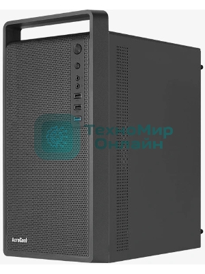 Компьютерный корпус MiniTower Aerocool/Formula CS-109-S-BK-v1 (mATX, USB3x1, USB2x2, 120мм fan,без БП) (4711099472390)