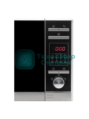 Микроволновая печь General Electronics GE DG420S атласное серебро, 20 л, 700 Вт, переключатели - сенсор, кнопки, поворотный механизм