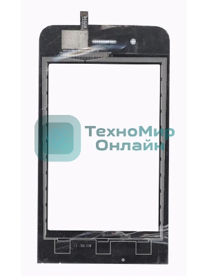 Сенсорное стекло (тачскрин) для Explay Bit, черное