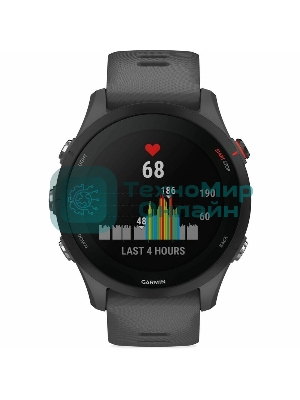 Смарт-часы Garmin Forerunner 255 темно-серый 45,6мм