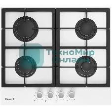 Газовая варочная панель Hotpoint HG 61F/WH, независимая, белый