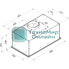 Вытяжка встраиваемая Maunfeld Crosby Power 50 нержавеющая сталь, 50 см, 1050 куб. м/ч, 51.8 дБ