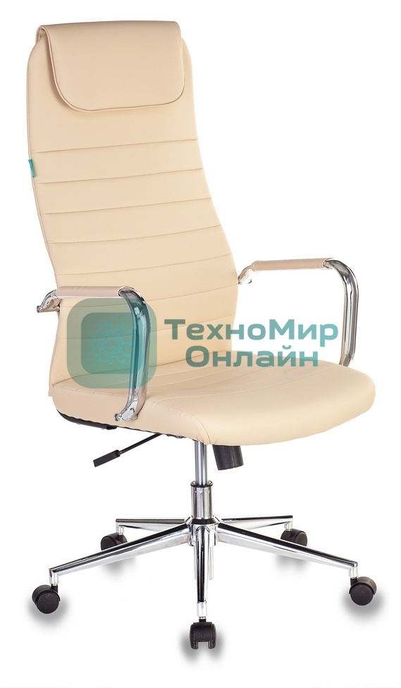 Кресло Бюрократ KB-9N/ECO/OR-12 бежевый, экокожа