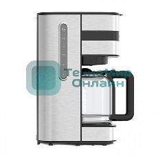 Кофеварка капельная BQ CM2002 стальной/черный, исп. кофе - молотый, 1.5 л, 900 Вт.