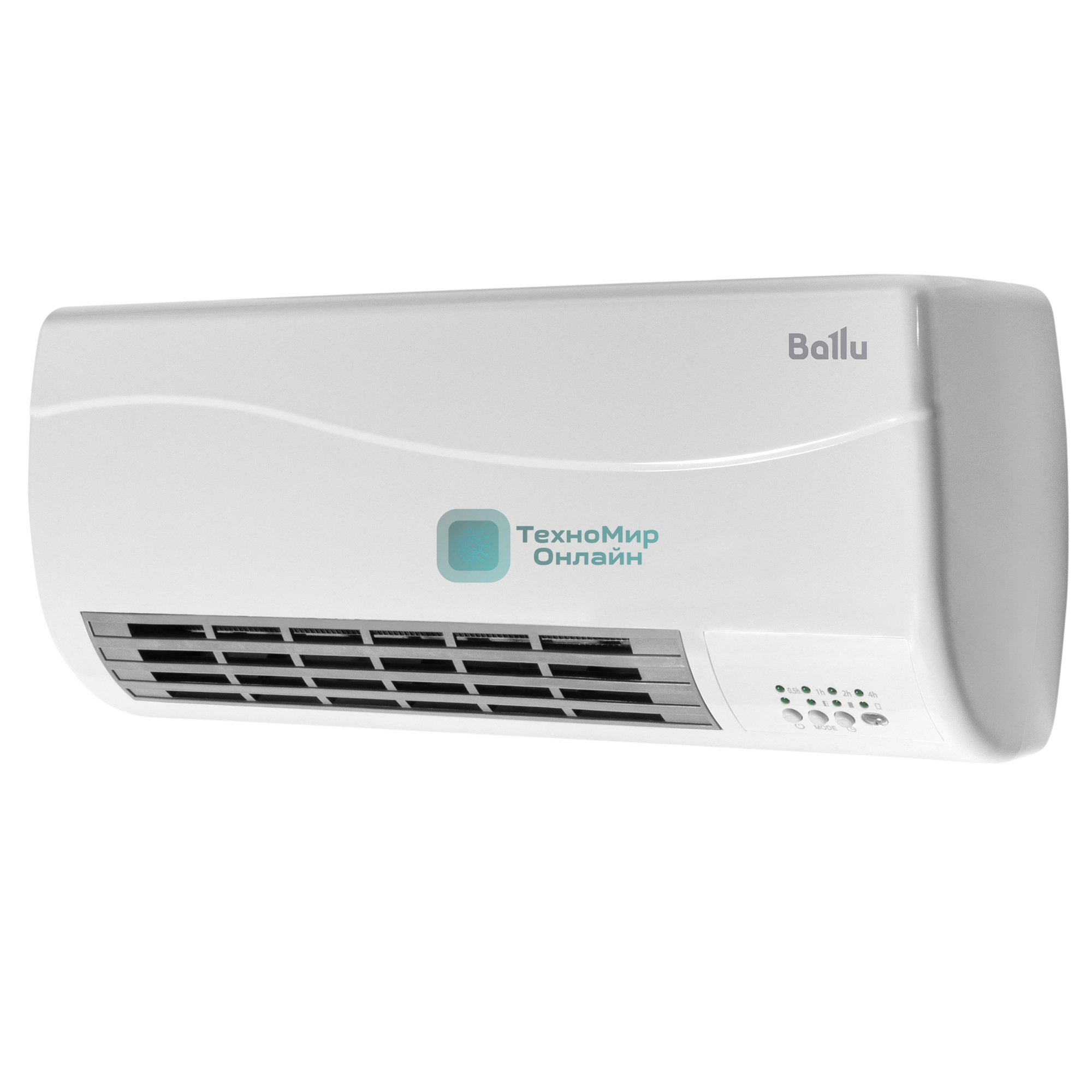 Тепловентилятор Ballu BFH/W-102W, белый, 2000 Вт, 25 м2, таймер