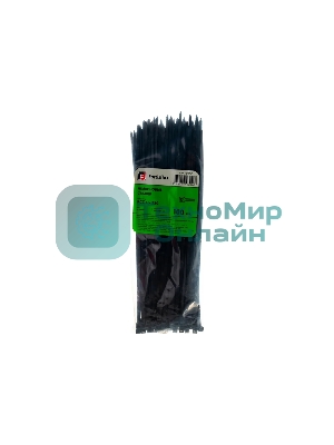 Нейлоновые стяжки Fortisflex КСС 4х250 мм черный 100 штук