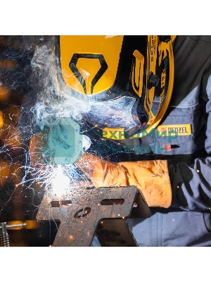 Щиток защитный лицевой (маска сварщика) Denzel F9, см. окно 100x60, Real Color, DIN 4-8/9-13