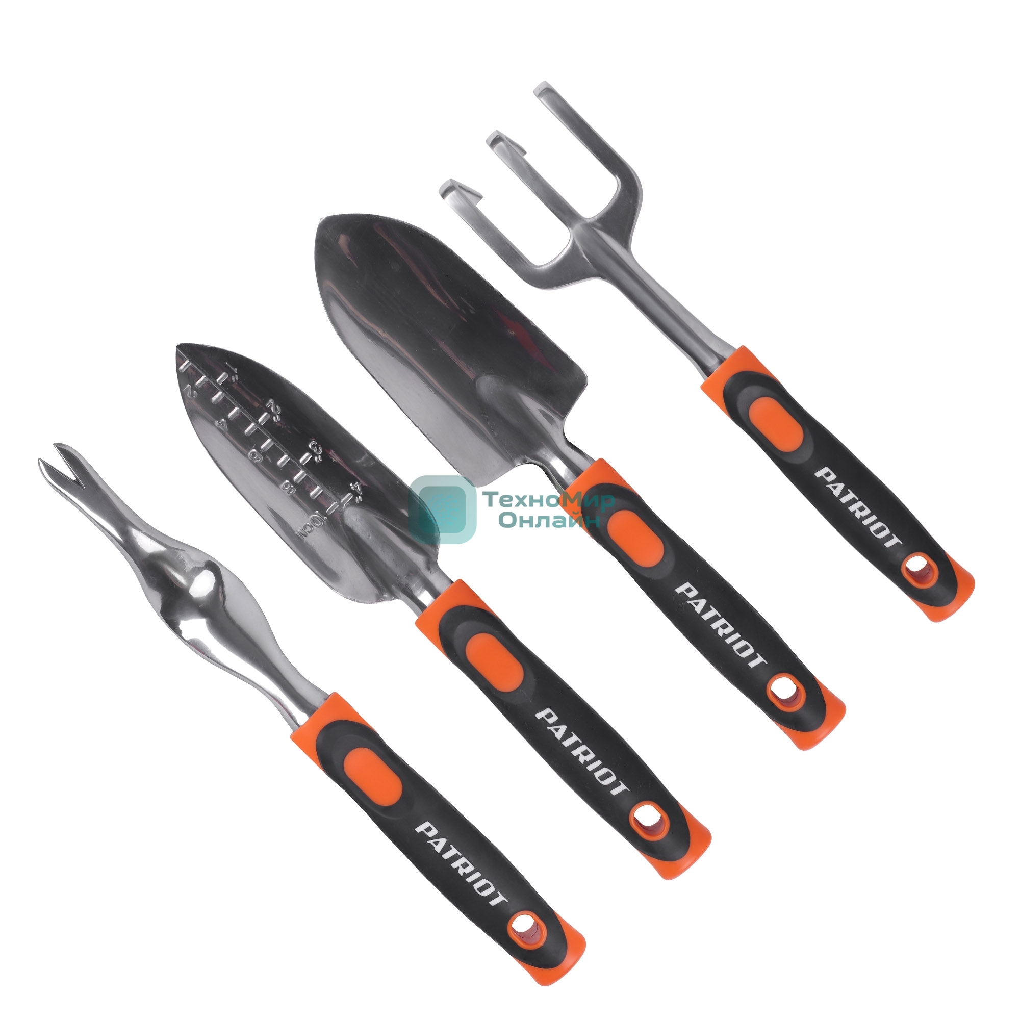 Набор садовых инструментов Patriot GTP 4, алюминий, PP+TPR рукоятки, 4 пред.