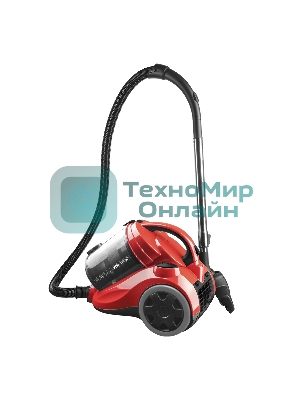 Пылесос Centek CT-2530 красный/черный, 400/2300 Вт, уборка сухая, пылесборник контейнер 2 л