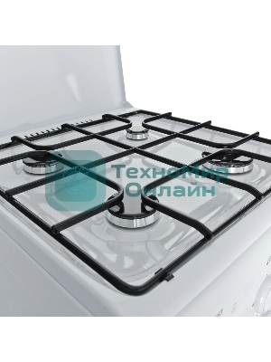 Плита газовая Gefest ПГ 3200-05 белый, конфорок 4 шт, духовка 42 л, 50 см x 85 см x 57 см