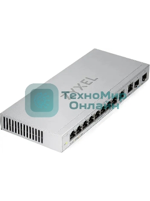 Коммутатор Zyxel XGS1010-12-ZZ0102F 8x1 Гбит/с 2x2.5 Гбит/с 2SFP+ неуправляемый
