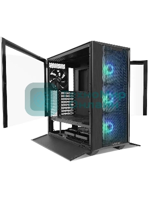 Компьютерный корпус Lian-Li Lancool III RGB черный без БП ATX 10x120мм 3x140мм 2xUSB 3.0 audio bott PSU