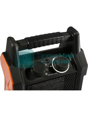 Тепловентилятор Sturm! FH2034CQ, черный/оранжевый, 2000 Вт, 20 м2, термостат