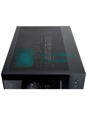 Компьютерный корпус Chieftec Visio черный без БП ATX 2x80мм 4x120мм 2x140мм 1xUSB 2.0 2xUSB 3.0 audio bott PSU