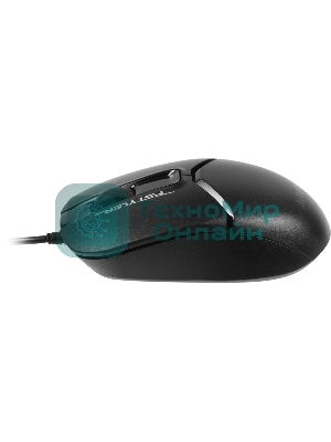 Мышь проводная A4Tech Fstyler FM12S черный, 1200 dpi, USB, кнопки - 3