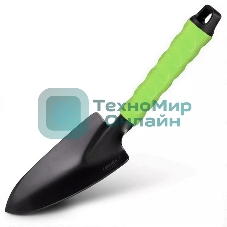 Лопатка садовая широкая Deli DL580811 длина 30 см, защита от ржавчины и коррозии, противоскользящая рукоять