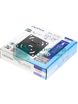 Кронштейн для LED/LCD телевизоров Kromax OPTIMA-100 черный. 10