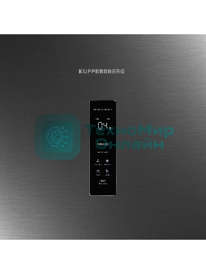 Холодильник Kuppersberg RFCN 2015 X нержавеющая сталь двухкамерный 235/109л морозилка снизу, No Frost