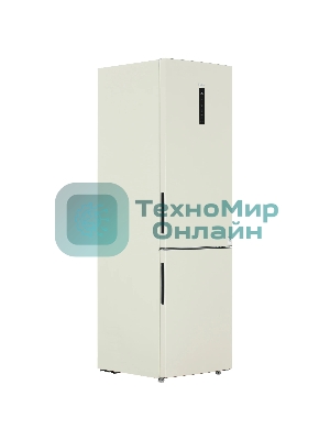 Холодильник Haier C4F640CCGU1 бежевый двухкамерный 285/115л морозилка снизу, No Frost