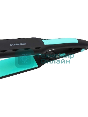 Выпрямитель для волос Starwind SHE1101 черный, 45 мм, 215 °C, 1 режим