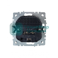 Розетка 1-местная IEK BRITE РЮш10-1-БрА (BR-R14-16-U21-D21-K47) с заземлением, с защитными шторками, 16А, с USB A+A 5В 2,1А, алюминий