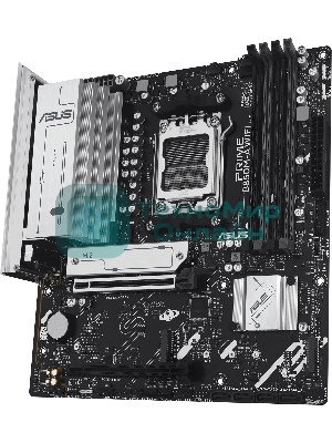 Материнская плата ASUS PRIME B850M-A WIFI, AM5, AMD B850, 4xDDR5, 4xSATA, 3xM.2, 1xPCIe 5.0 x16, 1xPCIe 4.0 x16, 1xHDMI, 2xDP, 1x2.5Gb LAN, Wi-Fi 6E, Bluetooth 5.3, 2xUSB-A 10Gbps, 2xUSB-A 5Gbps, 4xUSB-A 2.0, 3x3.5 мм, 7.1, mATX