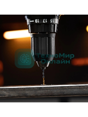 Набор сверл по металлу Denzel 1-13 мм, HSS-Tin, Golden Tip, 25 шт