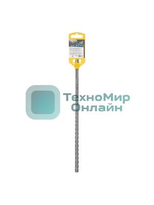 Бур по бетону Denzel цельная крестовая пластина, 10x315 мм, SDS PLUS