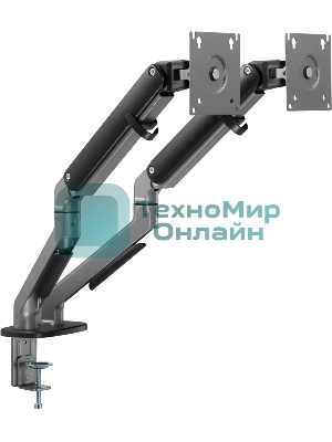 Кронштейн для мониторов Ultramounts UM735BL черный/серый 17