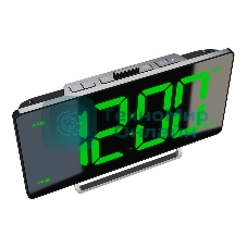 Радиочасы Soundmax SM-1561U (черный с зеленым)