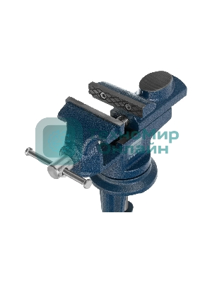 Тиски слесарные Сибртех, настольные, поворотные, ширина рабочих губок 50 мм, наковальня